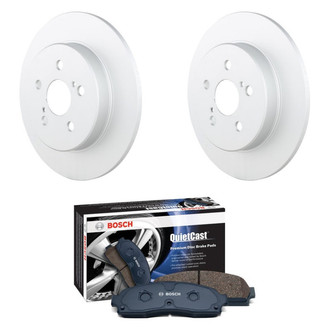 Bosch® - QuietCast™ Premium Rear Brake Kit with Ceramic Pads