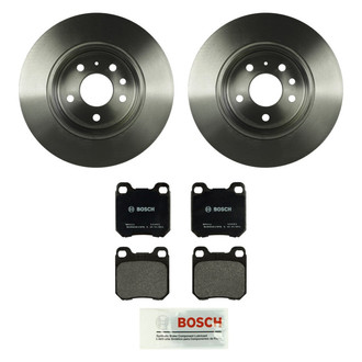 Bosch® - QuietCast™ Premium Rear Brake Kit with Organic Pads