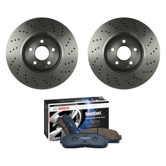 Bosch® - QuietCast™ Premium Front Brake Kit with Ceramic Pads