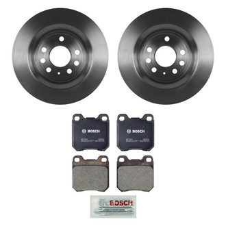 Bosch® - QuietCast™ Premium Rear Brake Kit with Organic Pads