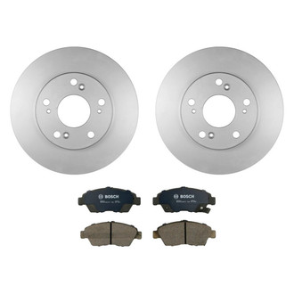 Bosch® - QuietCast™ Premium 1-Piece Brake Kit with Organic Brake Pads