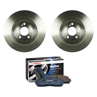 Bosch® - QuietCast™ Premium Rear Brake Kit with Organic Pads