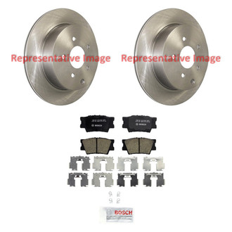 Bosch® - QuietCast™ Premium Rear Brake Kit with Ceramic Pads