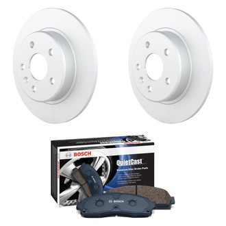 Bosch® - QuietCast™ Premium Rear Brake Kit with Ceramic Pads