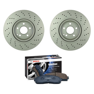 Bosch® - QuietCast™ Premium Front Brake Kit with Ceramic Pads