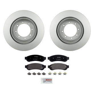 Bosch® - QuietCast™ Premium Rear Brake Kit with Organic Pads