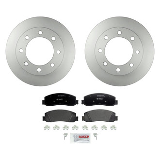 Bosch® - QuietCast™ Premium Front Brake Kit with Organic Pads