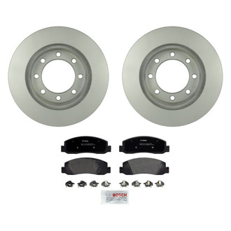 Bosch® - QuietCast™ Premium Front Brake Kit with Organic Pads