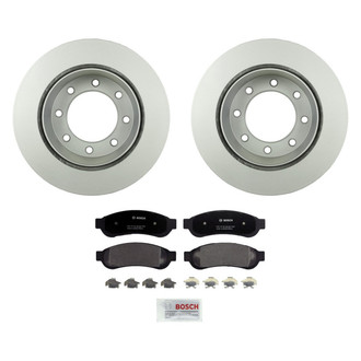 Bosch® - QuietCast™ Premium Rear Brake Kit with Organic Pads