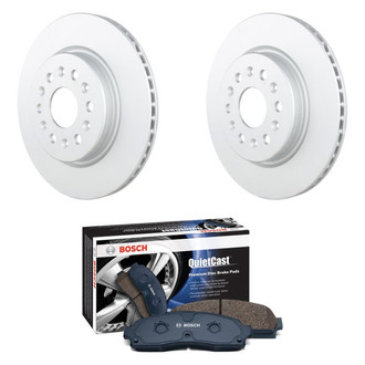Bosch® BNDL-0595-31031493 - QuietCast™ Premium Rear Brake Kit with Ceramic Pads
