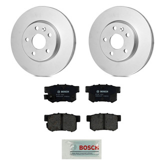 Bosch® - QuietCast™ Premium 1-Piece Brake Kit with Organic Brake Pads