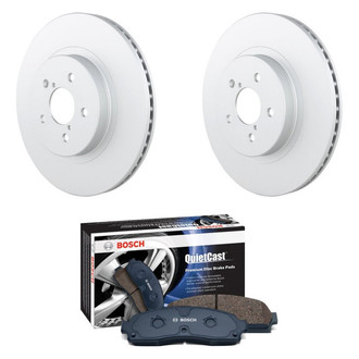 Bosch® - QuietCast™ Premium Front Brake Kit with Ceramic Pads