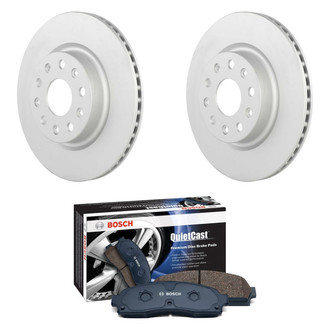 Bosch® - QuietCast™ Premium Front Brake Kit with Ceramic Pads