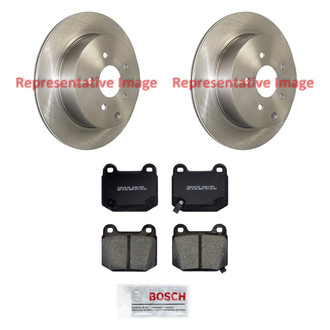 Bosch® - QuietCast™ Premium Rear Brake Kit with Ceramic Pads