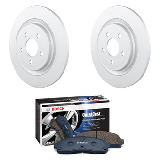 Bosch® - QuietCast™ Premium Rear Brake Kit with Ceramic Pads