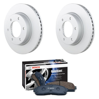 Bosch® - QuietCast™ Premium Front Brake Kit with Ceramic Pads