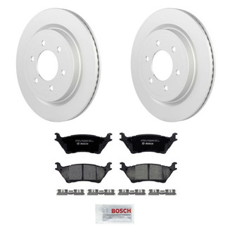 Bosch® - QuietCast™ Premium Rear Brake Kit with Ceramic Pads