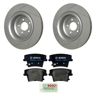 Bosch® - QuietCast™ Premium Rear Brake Kit with Organic Pads