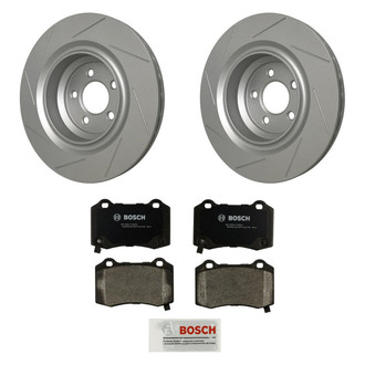 Bosch® - QuietCast™ Premium Rear Brake Kit with Organic Pads