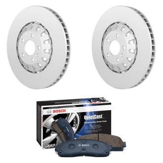 Bosch® - QuietCast™ Premium Front Brake Kit with Organic Pads