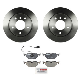 Bosch® - QuietCast™ Premium Rear Brake Kit with Organic Pads