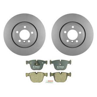 Bosch® - QuietCast™ Premium 1-Piece Brake Kit with Organic Brake Pads