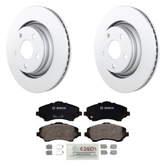 Bosch® - QuietCast™ Premium Front Brake Kit with Organic Pads