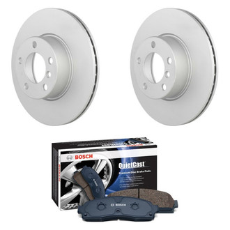 Bosch® - QuietCast™ Premium Front Brake Kit with Organic Pads
