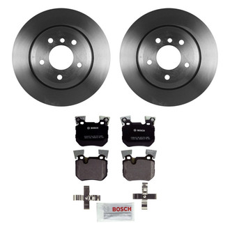 Bosch® - QuietCast™ Premium Rear Brake Kit with Organic Pads
