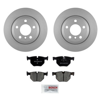 Bosch® - QuietCast™ Premium 1-Piece Brake Kit with Ceramic Brake Pads