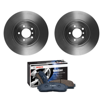Bosch® - QuietCast™ Premium Rear Brake Kit with Ceramic Pads