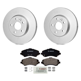 Bosch® - QuietCast™ Premium 1-Piece Brake Kit with Organic Brake Pads