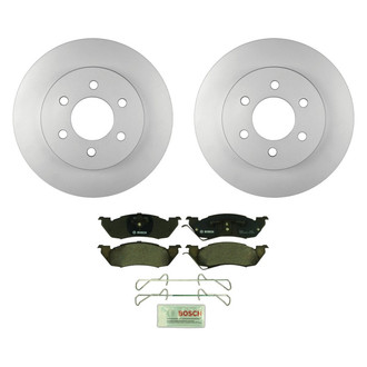 Bosch® - QuietCast™ Premium Front Brake Kit with Organic Pads