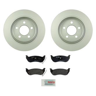 Bosch® - QuietCast™ Premium Rear Brake Kit with Organic Pads