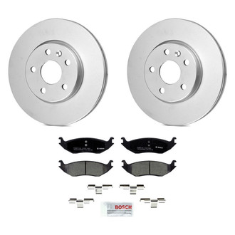 Bosch® - QuietCast™ Premium Rear Brake Kit with Ceramic Pads
