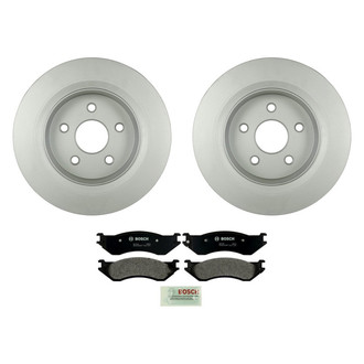 Bosch® - QuietCast™ Premium Rear Brake Kit with Organic Pads