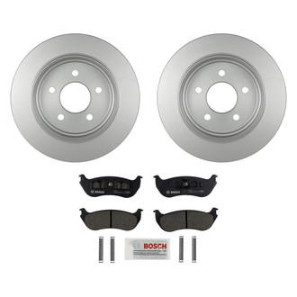 Bosch® - QuietCast™ Premium Rear Brake Kit with Ceramic Pads