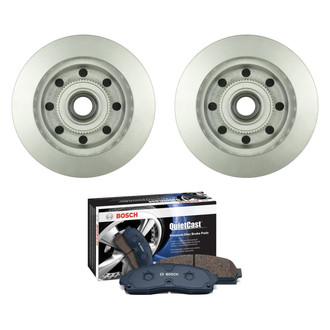 Bosch® - QuietCast™ Premium Front Brake Kit with Ceramic Pads
