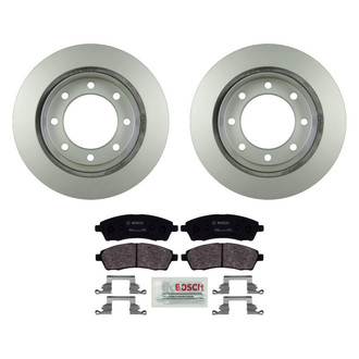 Bosch® - QuietCast™ Premium Rear Brake Kit with Organic Pads