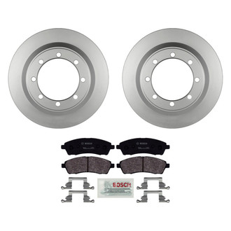 Bosch® - QuietCast™ Premium Rear Brake Kit with Organic Pads