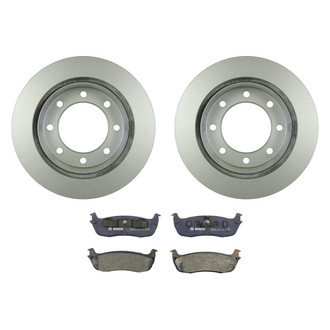 Bosch® - QuietCast™ Premium Rear Brake Kit with Organic Pads