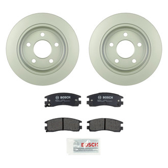 Bosch® - QuietCast™ Premium Rear Brake Kit with Organic Pads