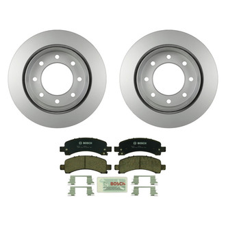 Bosch® - QuietCast™ Premium Rear Brake Kit with Ceramic Pads