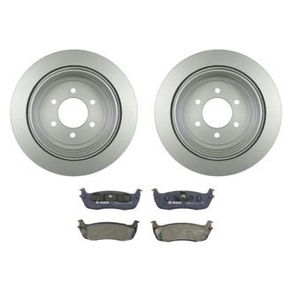 Bosch® - QuietCast™ Premium Rear Brake Kit with Organic Pads