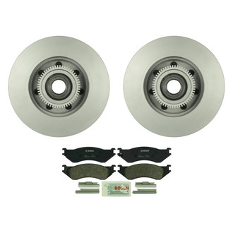 Bosch® - QuietCast™ Premium Front Brake Kit with Organic Pads