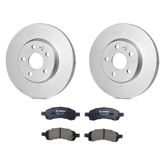 Bosch® - QuietCast™ Premium 1-Piece Brake Kit with Organic Brake Pads