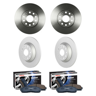 Bosch® - QuietCast™ Premium Front and Rear Brake Kit with Ceramic Pads