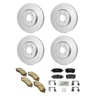 Bosch® - QuietCast™ Premium Front and Rear Brake Kit with Ceramic Pads