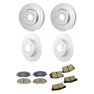 Bosch® - QuietCast™ Premium Front and Rear Brake Kit with Ceramic Pads