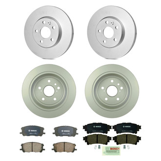 Bosch® - QuietCast™ Premium Front and Rear Brake Kit with Ceramic Pads